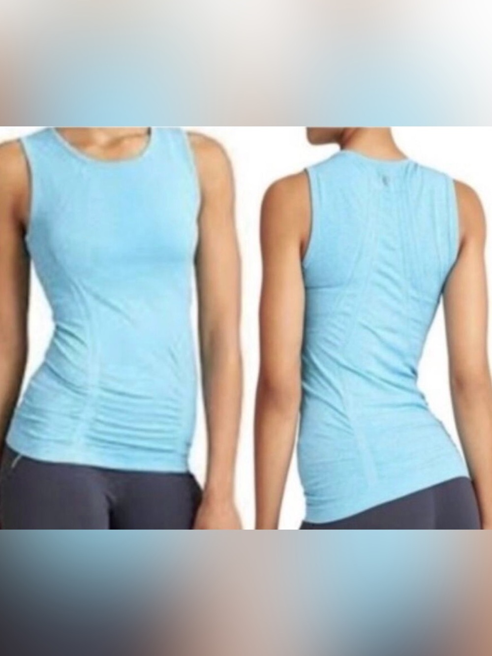 Athleta Fastest Track Muscle Ruched Tank Top